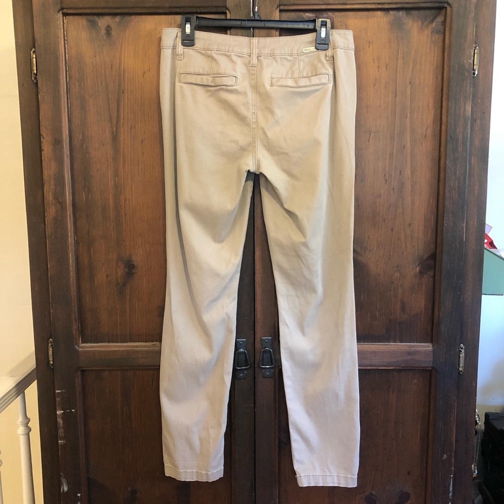 BKE Mollie Skinny Stretch Destructed Khaki Pants The Buckle size 28 Comfy Khakis - Picture 2 of 8